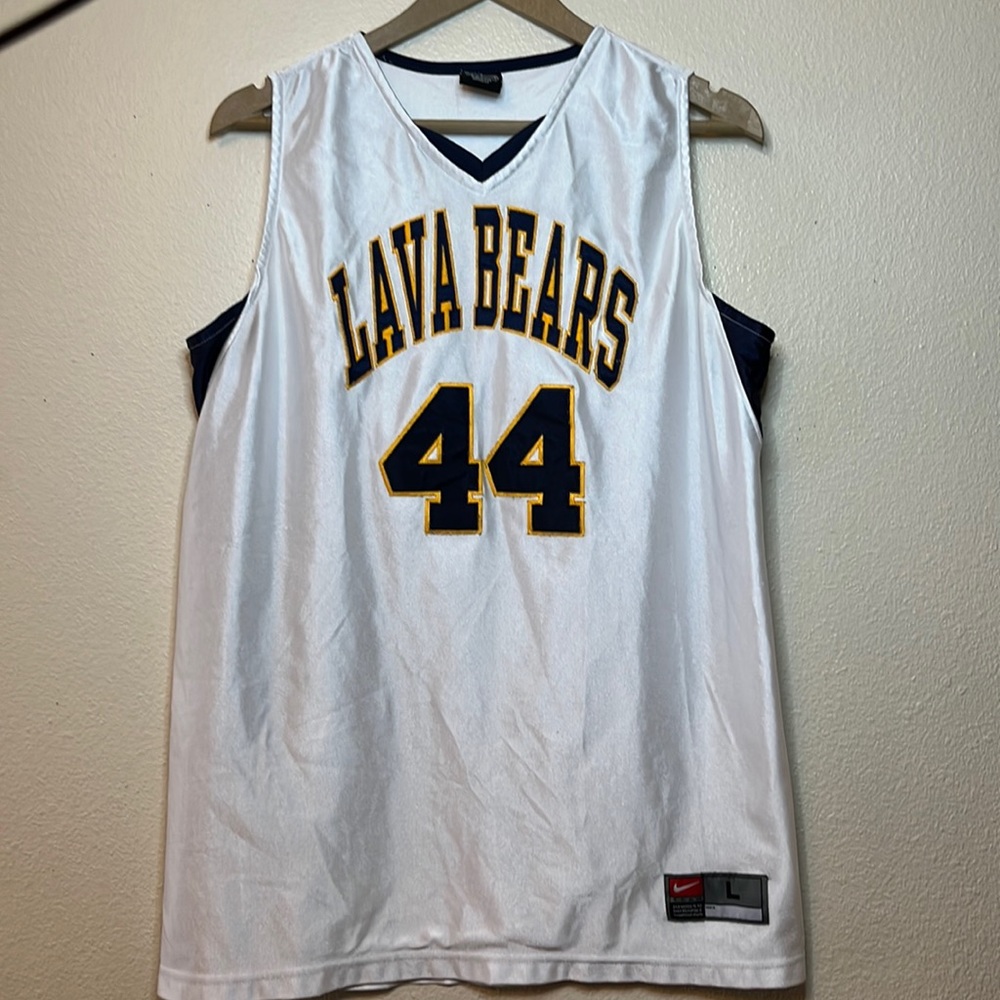 Nike lava bears basketball jersey 44